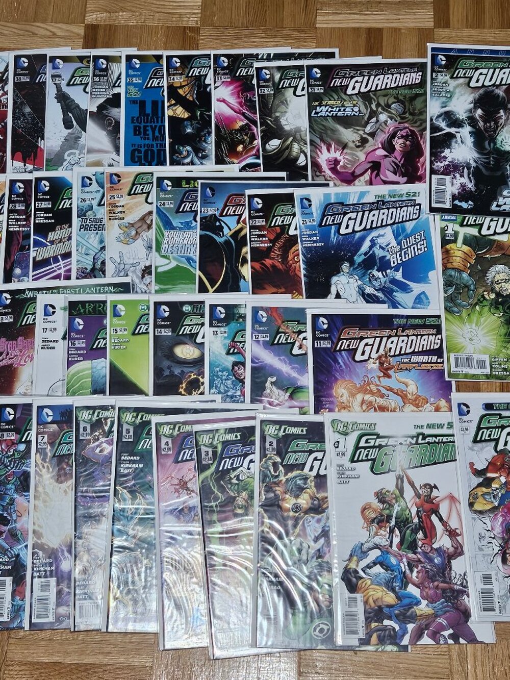 Green Lantern New Guardians #1-40 & #0 + Annuals DC Comics Complete Set 2011 Key